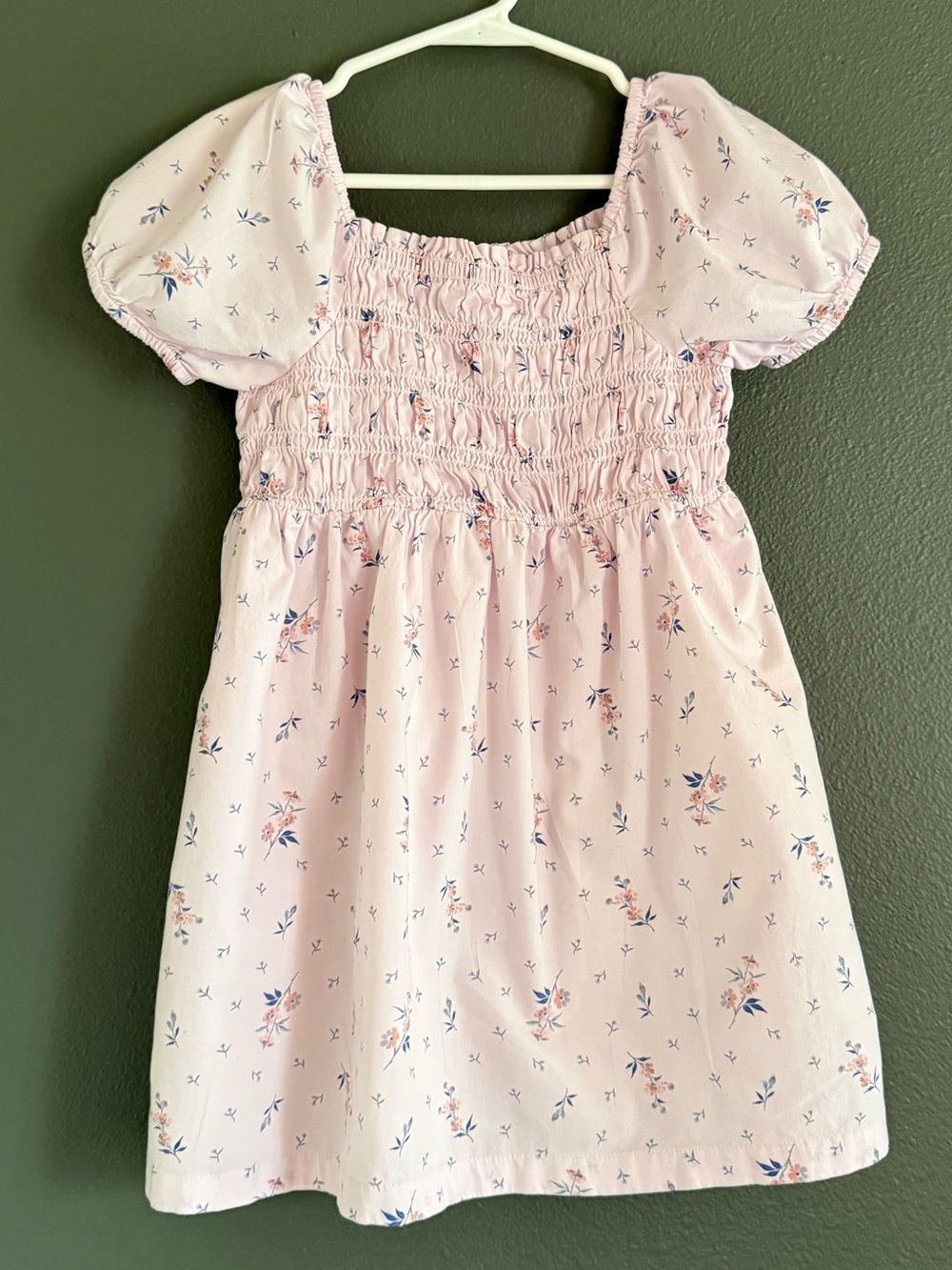 baby Gap Pink Smocked Puff Sleeve
Dress 5